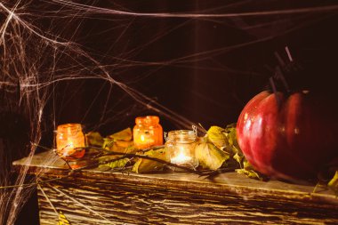 Cadılar Bayramı için güzel sonbahar arka plan