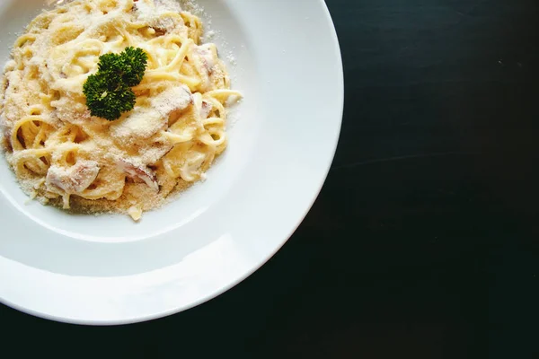 Classic Pasta carbonara — Stock Photo, Image