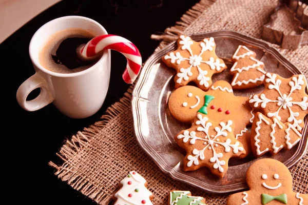 Piękne tło Christmas cookies — Zdjęcie stockowe