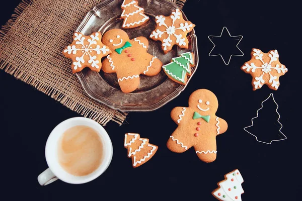 Mooie kerstkoekjes — Stockfoto