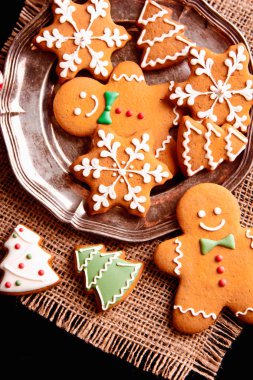 Kurabiyeli Noel arkaplanı