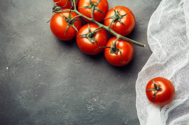 Taze üzüm domates kiraz boşaltmak malzemelerle yemek olarak kullanmak için