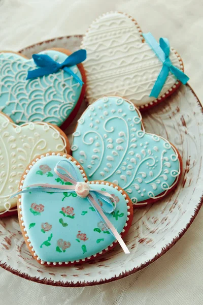 Sevgililer günü zencefilli yürekleri için güzel arka plan