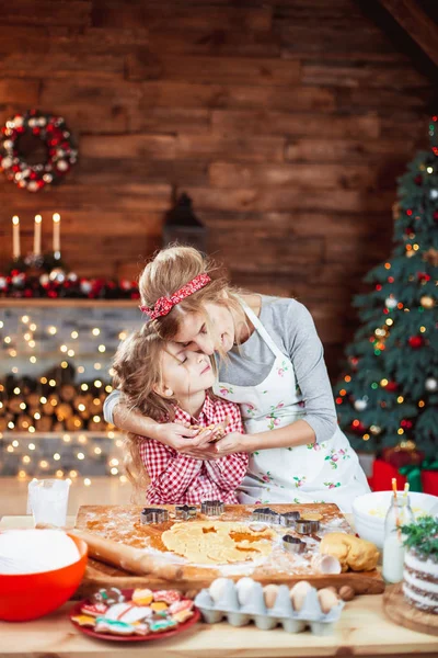 Family preparation holiday food.