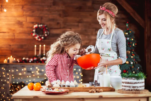 Family preparation holiday food.