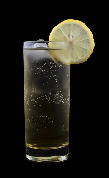 Geting Drink isolated on black background — Stock Photo, Image