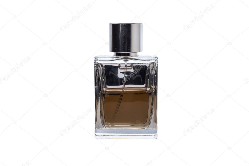 perfume bottle isolated on white background