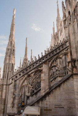 Milano 'da güneşli bir yaz günü