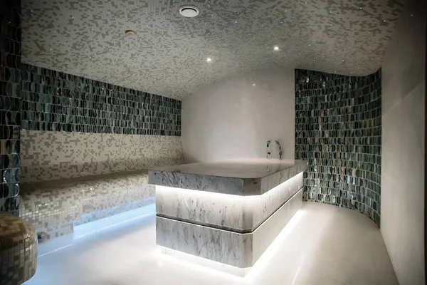 Intérieur Hammam Luxe Bain Turc Salle Bain Traditionnelle Turque Hammam — Photo