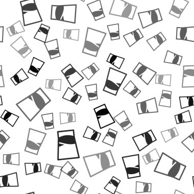 Beyaz arka planda siyah votka ikonu izole edilmiş. Vektör İllüstrasyonu