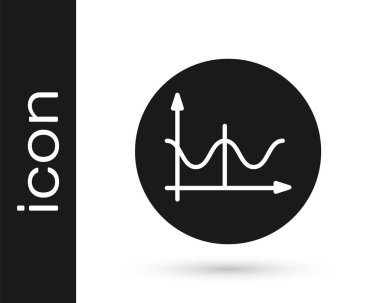 Gri çizelge, çizelge, grafik, diyagram, bilgi, beyaz arkaplanda izole edilmiş turta grafik simgesi. Vektör İllüstrasyonu