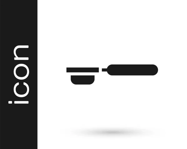 Εικόνα Υποδοχέα Φίλτρου Καφέ Γκρι Απομονωμένο Λευκό Φόντο Εικονογράφηση Διανύσματος — Διανυσματικό Αρχείο
