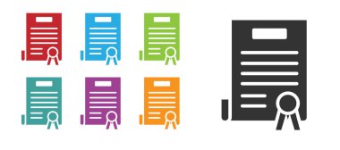 Beyaz arka planda siyah bağımsızlık ikonu izole edildi. Simgeleri renklendirin. Vektör İllüstrasyonu