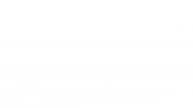 Beyaz arkaplanda siyah çizgi boyalı sprey tabanca ikonu var. 4K Video hareketli grafik canlandırması