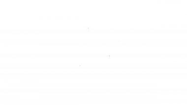 Siyah çizgi ilaç hapı ya da beyaz arkaplanda izole edilmiş tablet ikonu. Kapsül hapı ve uyuşturucu işareti. Eczane tasarımı. 4K Video hareketli grafik canlandırması