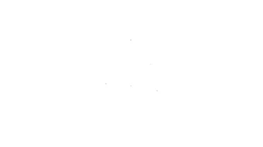 Beyaz arka planda siyah çizgi ev simgesi izole edildi. Ev sembolü. 4K Video hareketli grafik canlandırması