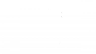 Siyah çizgi projeksiyon ekranı simgesi beyaz arkaplanda izole edildi. İş sunumu slaytlar, bilgi grafikleri ve video gibi görsel içerikler. 4K Video hareketli grafik canlandırması