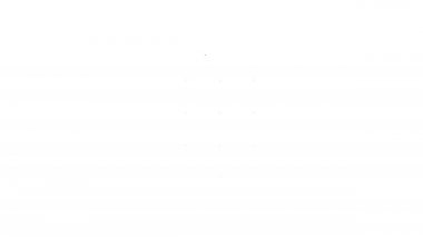 Siyah çizgi parola koruması ve güvenlik erişim simgesi beyaz arkaplanda izole edildi. Güvenlik, güvenlik, koruma, gizlilik kavramı. 4K Video hareketli grafik canlandırması