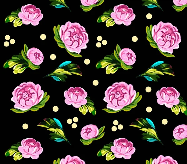 Fundo Bonito Com Flores — Vetor de Stock