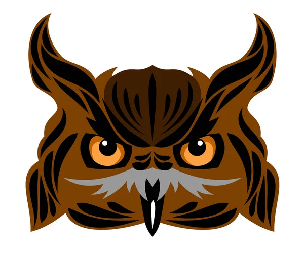 Images Owl Old School Tattoo Style — Stock Vector