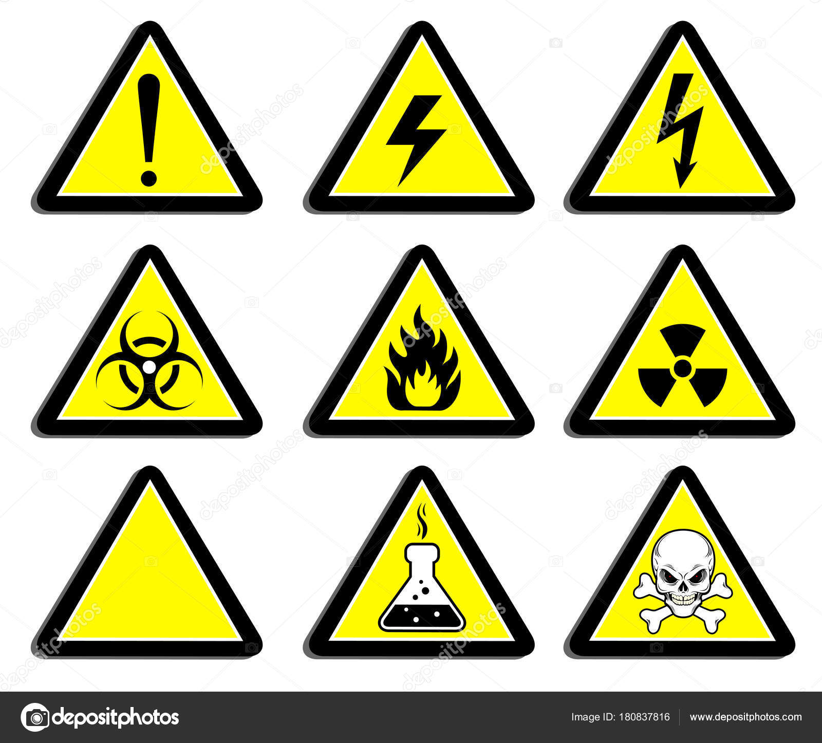 Danger sticker on sale