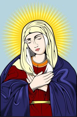 Meryem Ana (Madonna görüntü simgesiyle)