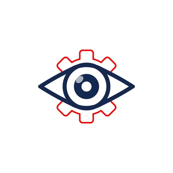 Ikona Vidění Nebo Logo Péče Oči Moderním Konceptu Plochého Designu — Stockový vektor