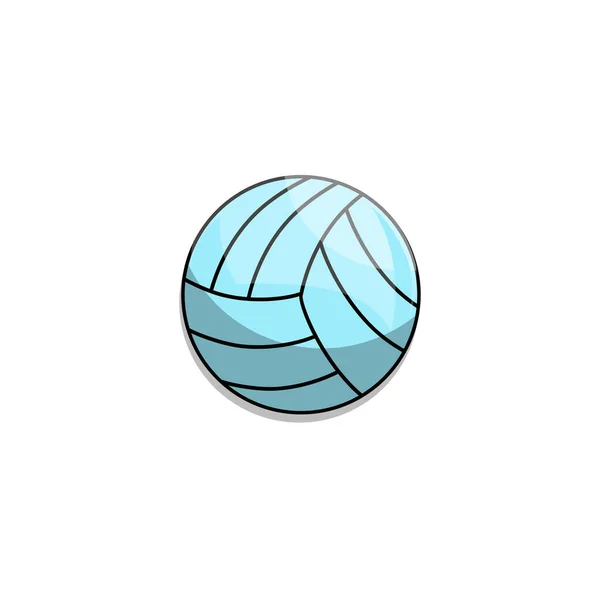 Volleyboll Sport Boll Eller Olika Spel Boll Ikon Modern Färg — Stock vektor