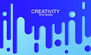 Soyut şekiller kompozisyon arka plan, logo, sunum veya el ilanı. Modern mavi renk tasarım konseptinde gelecek eğilimli dinamik elementlerin simgesini izole arkaplana ayarla. EPS 10 vektörü