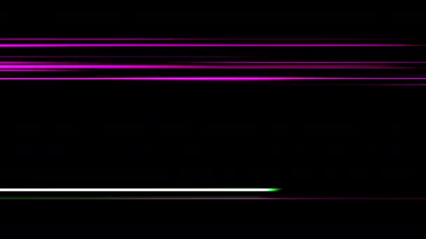Absztrakt Animation Energy Lines Űrben Mozgó Vonalak Elvont Háttere — Stock videók