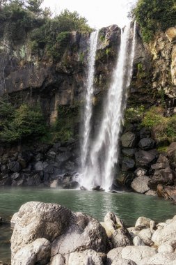 Jeongbang şelale jeju Adası