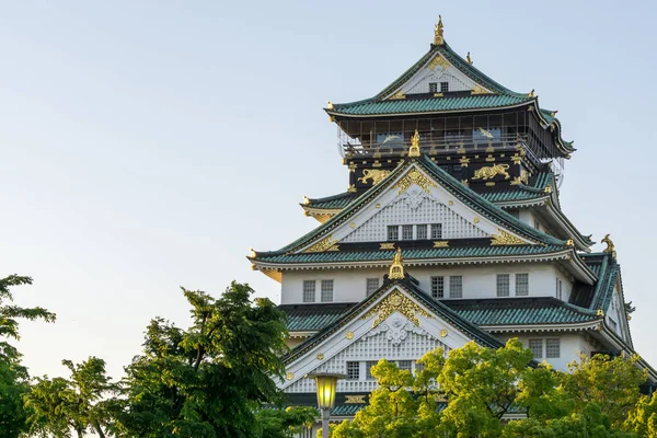 오사카 성의 모습 — 스톡 사진