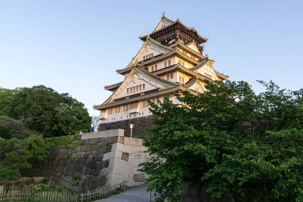 大阪城堡视图 — 图库照片