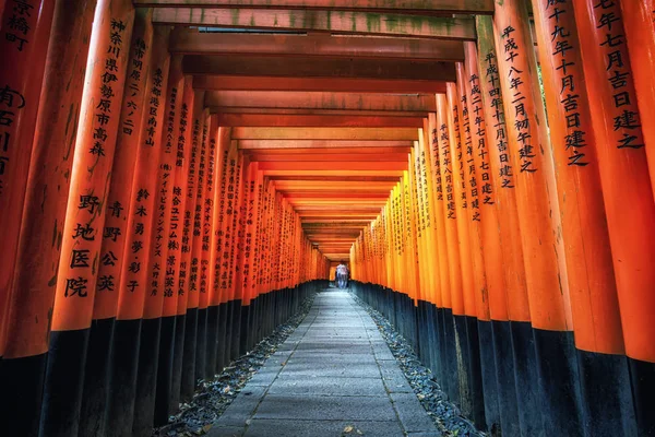 Puertas taisha inari fushimi — Foto de Stock