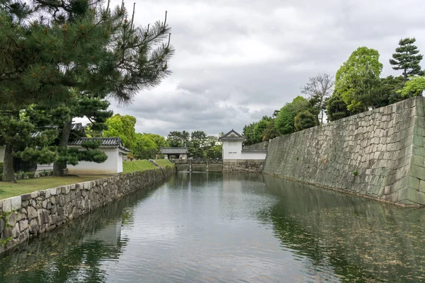 Nijo castle inner moat — Stock Photo, Image