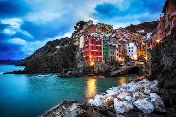 Twilight in Riomaggiore