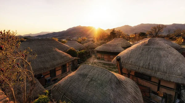 Suncheon naganeupseong folk falu — Stock Fotó