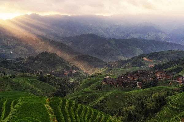 Longji rijst terras — Stockfoto