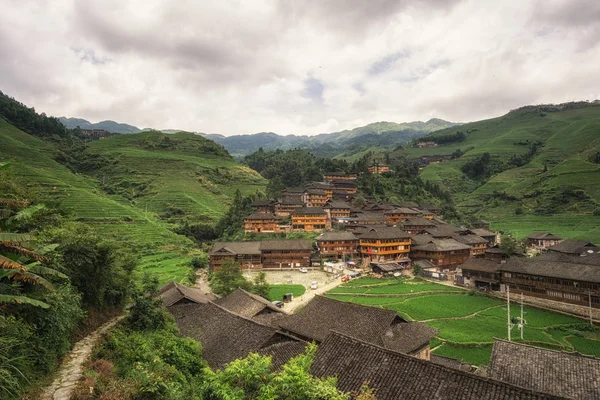 Dazhai dorp in china — Stockfoto