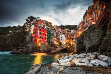 Riomaggiore sabah alınan