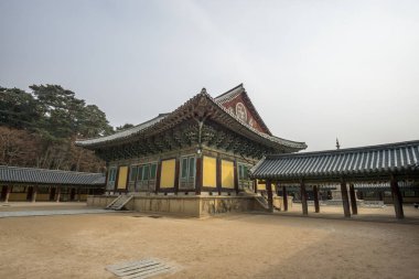 bulguksa Tapınağı koridorlarda museoljeon