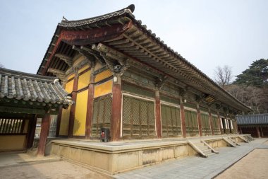bulguksa Tapınağı koridorlarda museoljeon