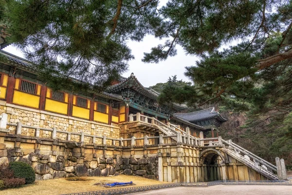 Cheongungyo en baegungyo in bulguksa tempel — Stockfoto