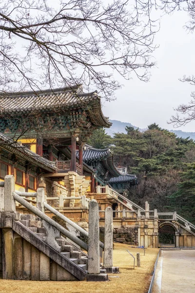 Cheongungyo 및 baegungyo 불국사 절 — 스톡 사진