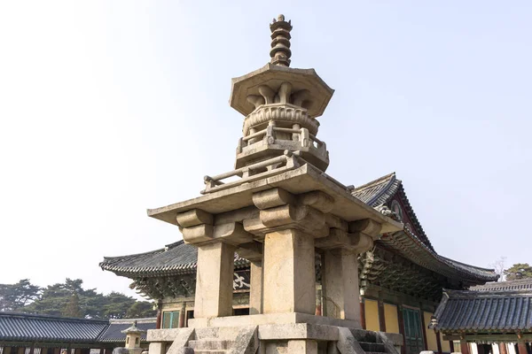 Dabotap pagode in bulguksa tempel — Stockfoto