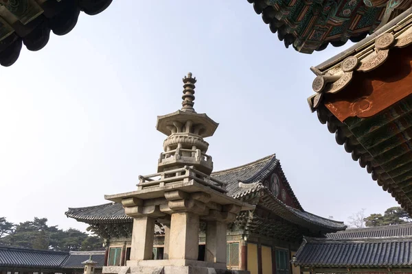 Dabotap pagode in bulguksa tempel — Stockfoto