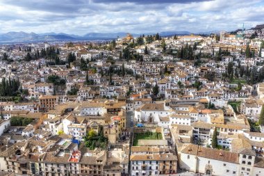 Granada görünümünden alcazaba