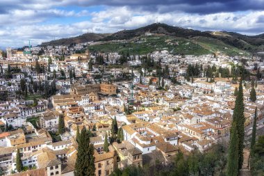 Granada görünümünden alcazaba