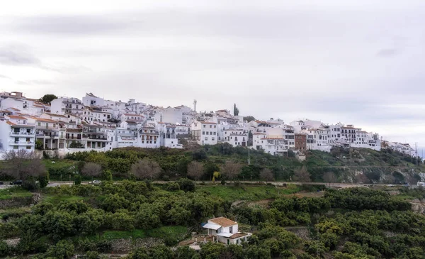 Pueblos blancos de Frigiliana amanecer —  Fotos de Stock