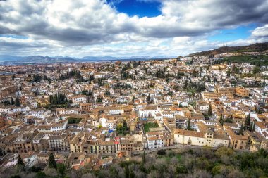 Granada görünümünden alcazaba